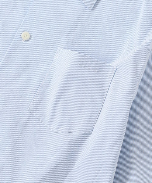 JOURNAL STANDARD relume（ジャーナルスタンダード　レリューム）の「【ZOZO限定】CORDLANE クロップドL/S（シャツ/ブラウス・メンズ・ベージュ/ホワイト/サックスブルー/ブラック・XS/S/M/L/XL）」の11枚目の写真