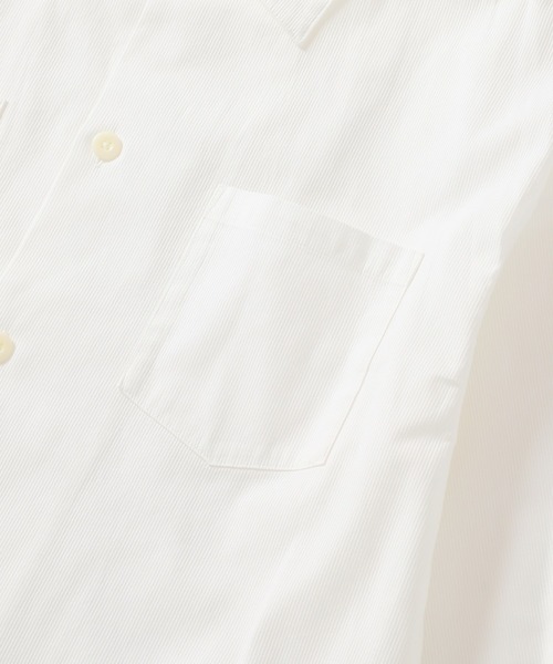 JOURNAL STANDARD relume（ジャーナルスタンダード　レリューム）の「【ZOZO限定】CORDLANE クロップドL/S（シャツ/ブラウス・メンズ・ベージュ/ホワイト/サックスブルー/ブラック・XS/S/M/L/XL）」の9枚目の写真