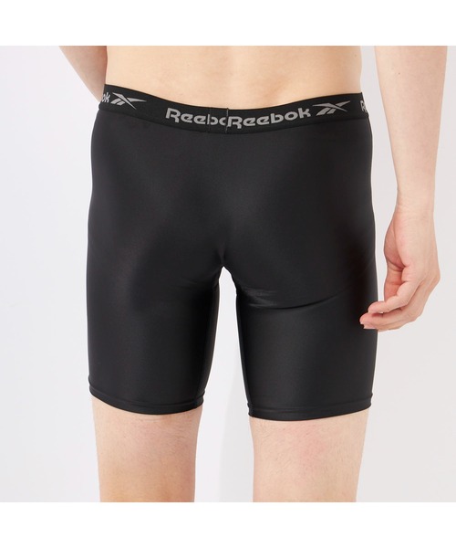 Reebok（リーボック）の「Reebok リーボック インナーパンツ サポーター 耐塩素加工 しっかりフィット 伸縮性 耐久性 スポーツインナー（インナーウェア/肌着・メンズ・ブラック・M/L/LL）」の3枚目の写真