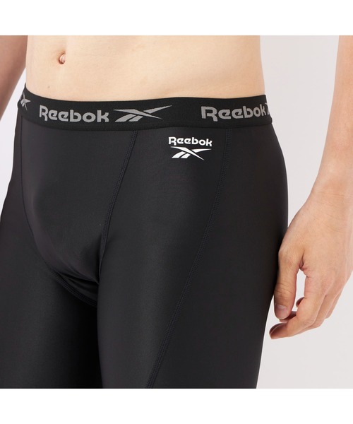 Reebok（リーボック）の「Reebok リーボック インナーパンツ サポーター 耐塩素加工 しっかりフィット 伸縮性 耐久性 スポーツインナー（インナーウェア/肌着・メンズ・ブラック・M/L/LL）」の4枚目の写真