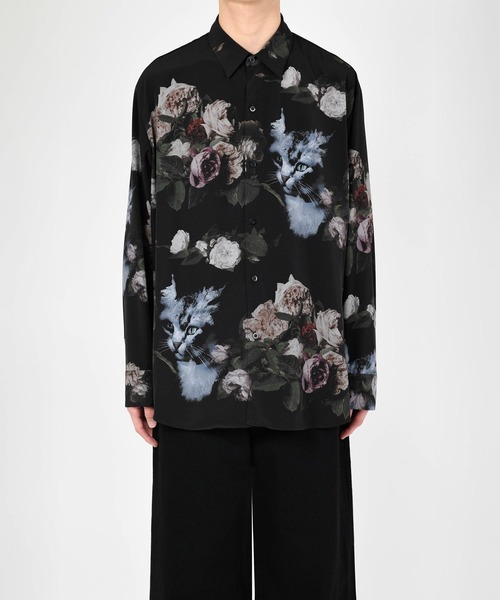 新品 LAD MUSICIAN 22ss 猫柄 BIG SHIRT 44 新品 LAD MUSICIAN 22ss 猫柄 BIG SHIRT 44 - メルカリ