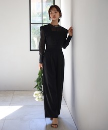 サロペット・オーバーオール・オールインワン efu V NECK RELAXED OVERALL vネック ブラウス サロペット/オーバーオール」に該当する