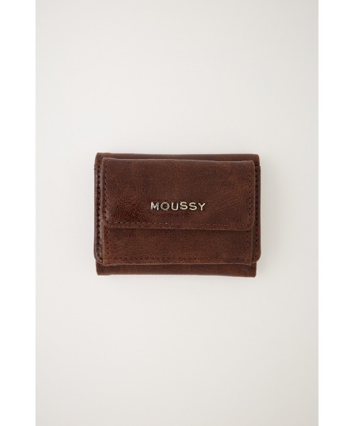MOUSSY（マウジー）の「METAL LOGO TRIFOLD ウォレット（財布・レディース・ライトブラック/ブルー/ブラウン・FREE）」の3枚目の写真