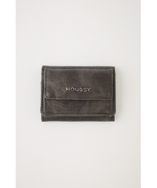 MOUSSY（マウジー）の「METAL LOGO TRIFOLD ウォレット（財布・レディース・ライトブラック/ブルー/ブラウン・FREE）」の2枚目の写真