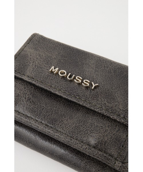 MOUSSY（マウジー）の「METAL LOGO TRIFOLD ウォレット（財布・レディース・ライトブラック/ブルー/ブラウン・FREE）」の5枚目の写真