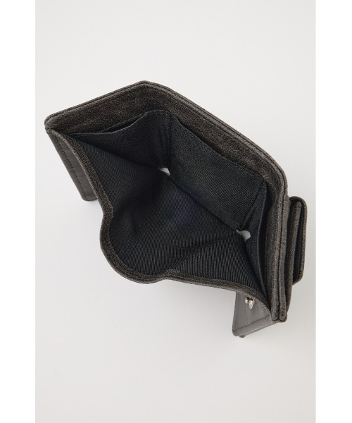 MOUSSY（マウジー）の「METAL LOGO TRIFOLD ウォレット（財布・レディース・ライトブラック/ブルー/ブラウン・FREE）」の4枚目の写真