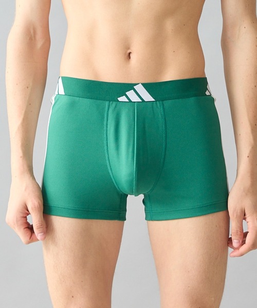 adidas（アディダス）の「adidas/アディダス ボクサーパンツ 3ストライプス メッシュタイプ（ボクサーパンツ・メンズ・イエロー系その他/ブラック/レッド系その他/ブルー系その他/グリーン系その他・MEDIUM/LARGE/X-LARGE）」の3枚目の写真