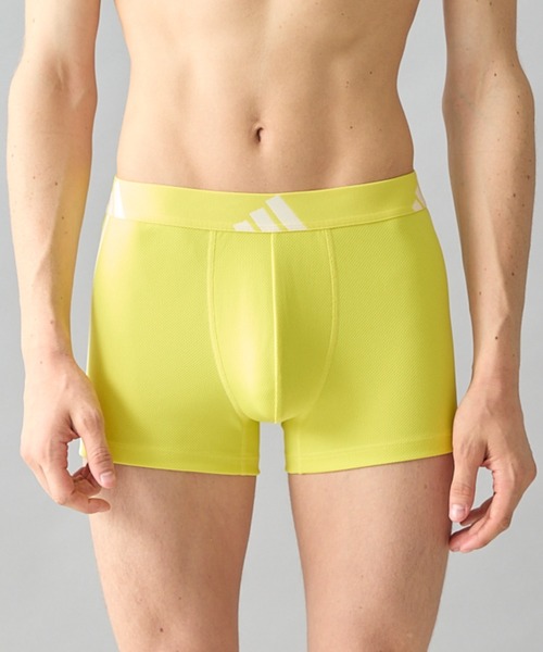 adidas（アディダス）の「adidas/アディダス ボクサーパンツ 3ストライプス メッシュタイプ（ボクサーパンツ・メンズ・イエロー系その他/ブラック/レッド系その他/ブルー系その他/グリーン系その他・MEDIUM/LARGE/X-LARGE）」の4枚目の写真