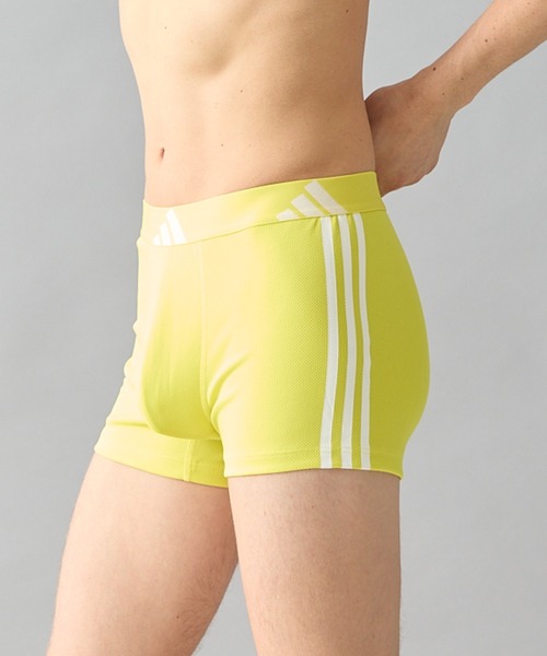 adidas（アディダス）の「adidas/アディダス ボクサーパンツ 3ストライプス メッシュタイプ（ボクサーパンツ・メンズ・イエロー系その他/ブラック/レッド系その他/ブルー系その他/グリーン系その他・MEDIUM/LARGE/X-LARGE）」の8枚目の写真