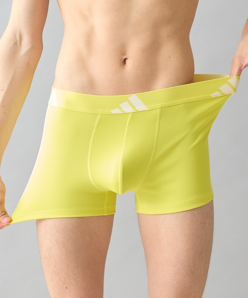 adidas（アディダス）の「adidas/アディダス ボクサーパンツ 3ストライプス メッシュタイプ（ボクサーパンツ・メンズ・イエロー系その他/ブラック/レッド系その他/ブルー系その他/グリーン系その他・MEDIUM/LARGE/X-LARGE）」の6枚目の写真