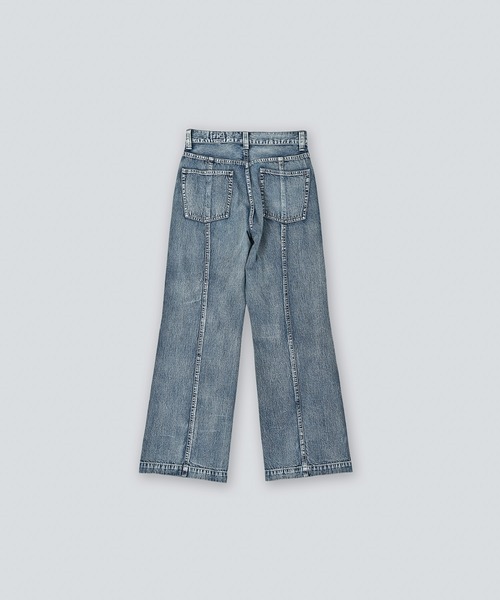 kha:ki(カーキ)の「「KHA:KI / カーキ」 センターシームデニム CENTER SEAM DENIM(デニムパンツ・レディース・インディゴブルー/ライトインディゴブルー・1/2)」の18枚目の写真