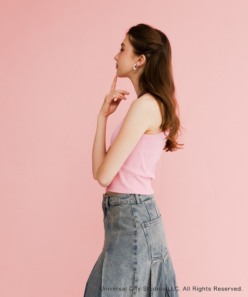 SENSE OF PLACE by URBAN RESEARCH(センスオブプレイスバイアーバンリサーチ)の「『別注』WICKED×SENSE OF PLACE タンクトップ(タンクトップ・レディース・グリーン/ピンク/グレー系その他・ONE)」の10枚目の写真