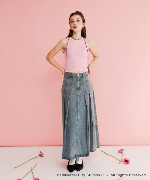 SENSE OF PLACE by URBAN RESEARCH(センスオブプレイスバイアーバンリサーチ)の「『別注』WICKED×SENSE OF PLACE タンクトップ(タンクトップ・レディース・グリーン/ピンク/グレー系その他・ONE)」の11枚目の写真