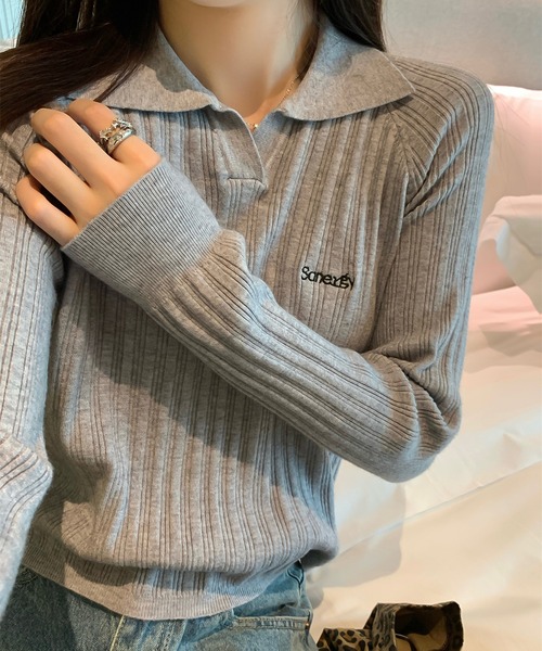 Girly Doll（ガーリードール）の「スキッパーリブニット（ニット