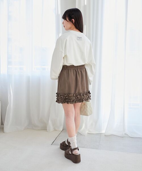 MAJESTIC LEGON（マジェスティックレゴン）の「SWIMMERコラボ キャラスウェット（スウェット・レディース・ベージュ/オフホワイト・MEDIUM）」の8枚目の写真