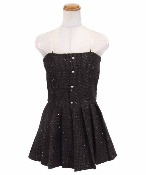 キャバドレス セットアップ 長袖 テーラードジャケット プリーツ