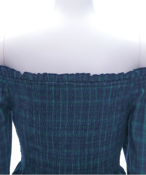 clear（クリア）の「２ｗａｙチェックペプラムブラウス［大人カジュアル 春］≪SS新作≫（シャツ/ブラウス・レディース・グリーン/オレンジ/ブラック・F）」の14枚目の写真