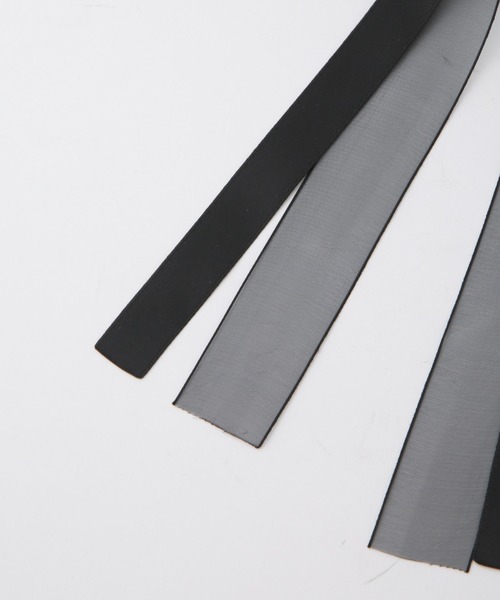 NANO universe（ナノユニバース）の「リボンヘアゴム（ヘアゴム・レディース・ネイビー/ベージュ/ブラック・FREE）」の8枚目の写真