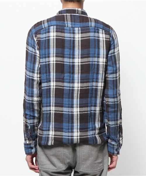 Denim & Supply Ralph Lauren（デニムアンドサプライラルフローレン）の「ワード プラッド コットンシャツ（シャツ/ブラウス・メンズ・ブルー系その他・X-SMALL/LARGE/SMALL/MEDIUM）」の3枚目の写真