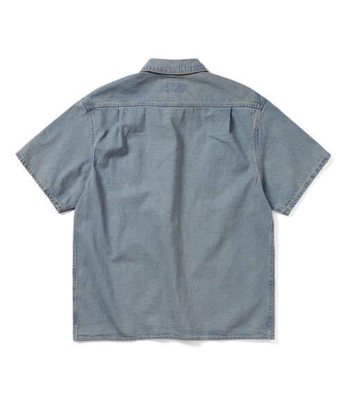 thisisneverthat（ディスイズネバーザット）の「Washed Denim S/S Shirt（シャツ/ブラウス・メンズ・ライトインディゴブルー/ブラック/グレー・S/M/L/XL）」の12枚目の写真