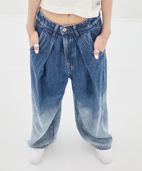 セール】【STUDIOUS/ステュディオス】Gradation Jeans/グラデーション