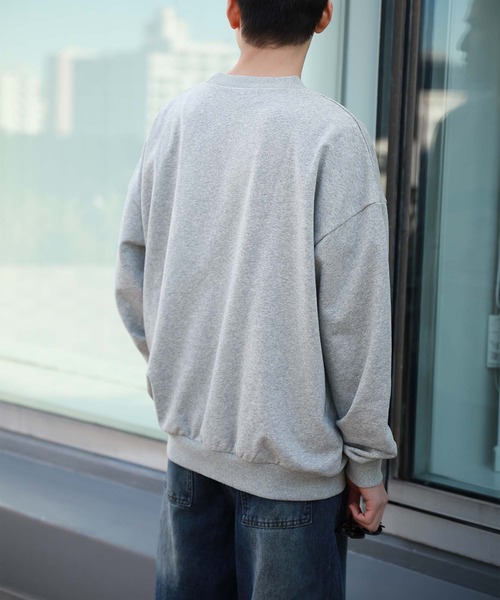 HOOK(フック)の「HOOK -original- DOG刺繍スウェット(スウェット・メンズ・グレー/ネイビー/ライトグリーン・X-LARGE/LARGE/MEDIUM)」の6枚目の写真