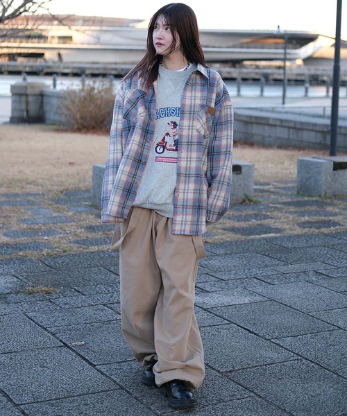 HOOK(フック)の「HOOK -original- DOG刺繍スウェット(スウェット・メンズ・グレー/ネイビー/ライトグリーン・X-LARGE/LARGE/MEDIUM)」の16枚目の写真