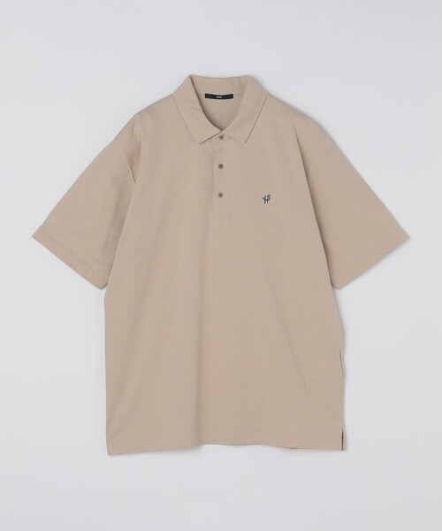SHIPS（シップス）の「【WEB限定】SHIPS:〈吸水速乾〉アイスタッチ ワンポイント ロゴ レギュラーカラー ポロシャツ（ポロシャツ・メンズ・ホワイト/ダークグレー/ベージュ/ネイビー・SMALL/MEDIUM/LARGE/X-LARGE）」の2枚目の写真