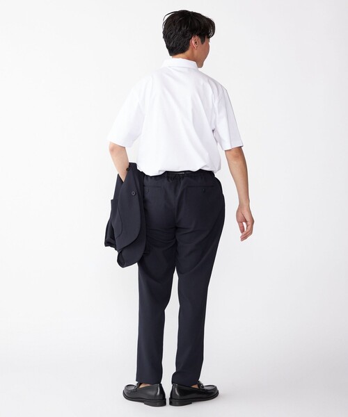 SHIPS（シップス）の「【WEB限定】SHIPS:〈吸水速乾〉アイスタッチ ワンポイント ロゴ レギュラーカラー ポロシャツ（ポロシャツ・メンズ・ホワイト/ダークグレー/ベージュ/ネイビー・SMALL/MEDIUM/LARGE/X-LARGE）」の9枚目の写真