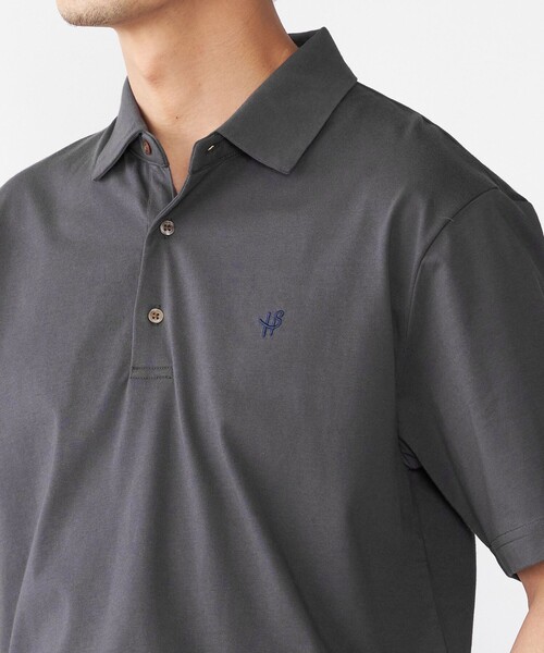 SHIPS（シップス）の「【WEB限定】SHIPS:〈吸水速乾〉アイスタッチ ワンポイント ロゴ レギュラーカラー ポロシャツ（ポロシャツ・メンズ・ホワイト/ダークグレー/ベージュ/ネイビー・SMALL/MEDIUM/LARGE/X-LARGE）」の20枚目の写真