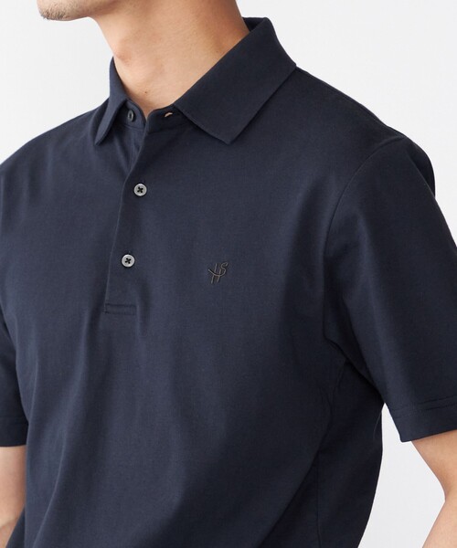 SHIPS（シップス）の「【WEB限定】SHIPS:〈吸水速乾〉アイスタッチ ワンポイント ロゴ レギュラーカラー ポロシャツ（ポロシャツ・メンズ・ホワイト/ダークグレー/ベージュ/ネイビー・SMALL/MEDIUM/LARGE/X-LARGE）」の22枚目の写真