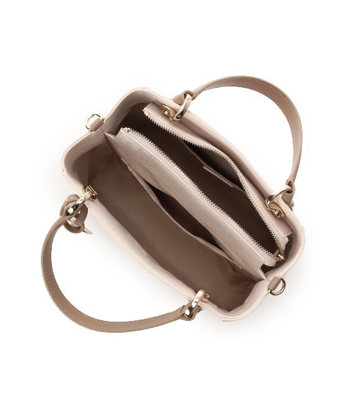 & chouette(アンドシュエット)の「ビジュー付きハンドバッグ(ハンドバッグ・レディース・グレイッシュベージュ/ホワイト/ブラック/ミント/ラベンダー・FREE)」の21枚目の写真