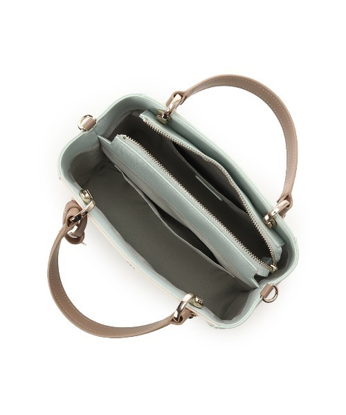 & chouette(アンドシュエット)の「ビジュー付きハンドバッグ(ハンドバッグ・レディース・グレイッシュベージュ/ホワイト/ブラック/ミント/ラベンダー・FREE)」の8枚目の写真