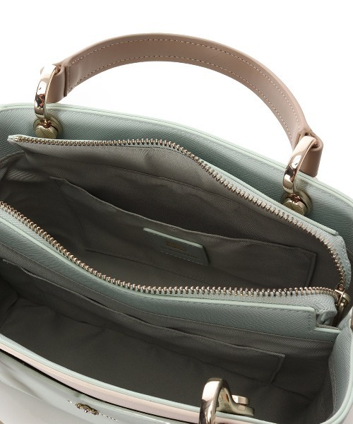 & chouette(アンドシュエット)の「ビジュー付きハンドバッグ(ハンドバッグ・レディース・グレイッシュベージュ/ホワイト/ブラック/ミント/ラベンダー・FREE)」の10枚目の写真