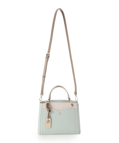 & chouette(アンドシュエット)の「ビジュー付きハンドバッグ(ハンドバッグ・レディース・グレイッシュベージュ/ホワイト/ブラック/ミント/ラベンダー・FREE)」の11枚目の写真