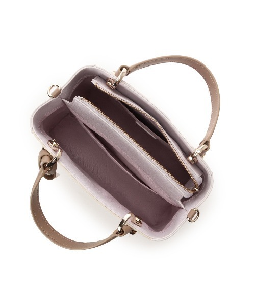 & chouette(アンドシュエット)の「ビジュー付きハンドバッグ(ハンドバッグ・レディース・グレイッシュベージュ/ホワイト/ブラック/ミント/ラベンダー・FREE)」の14枚目の写真