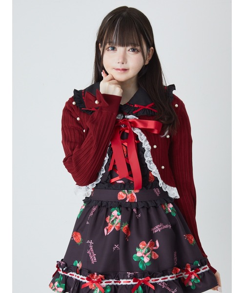 Ank Rouge（アンクルージュ）の「ハシゴリボン肩開きプル