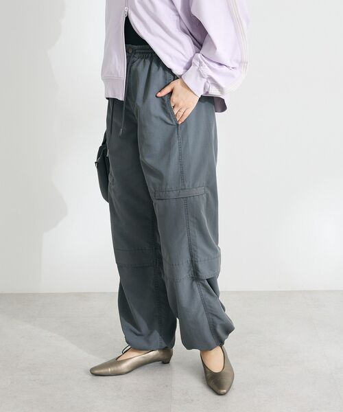 CRAFT STANDARD BOUTIQUE(クラフトスタンダードブティック)の「ヴィンテージリップストップマウンテンイージーパンツ(その他パンツ・レディース・カーキ/ベージュ/チャコールグレー・S/M/L)」の6枚目の写真