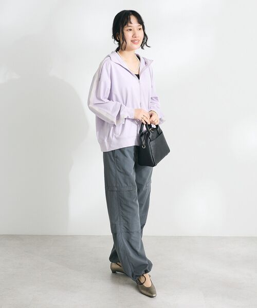 CRAFT STANDARD BOUTIQUE(クラフトスタンダードブティック)の「ヴィンテージリップストップマウンテンイージーパンツ(その他パンツ・レディース・カーキ/ベージュ/チャコールグレー・S/M/L)」の8枚目の写真