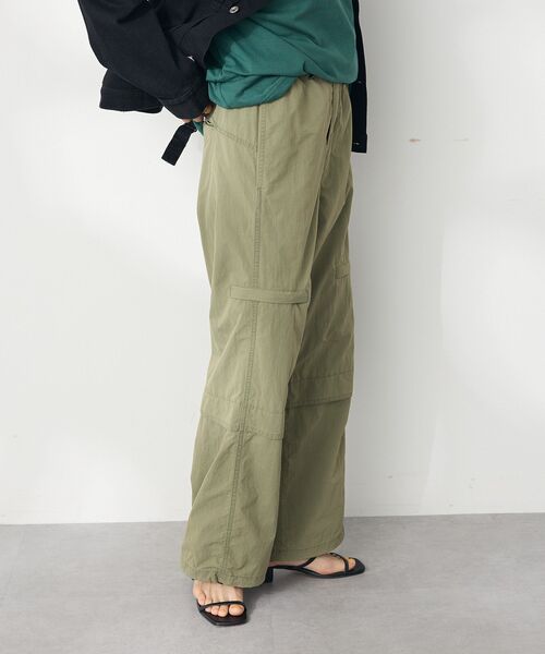 CRAFT STANDARD BOUTIQUE(クラフトスタンダードブティック)の「ヴィンテージリップストップマウンテンイージーパンツ(その他パンツ・レディース・カーキ/ベージュ/チャコールグレー・S/M/L)」の15枚目の写真