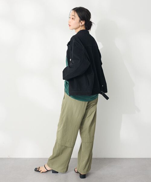 CRAFT STANDARD BOUTIQUE(クラフトスタンダードブティック)の「ヴィンテージリップストップマウンテンイージーパンツ(その他パンツ・レディース・カーキ/ベージュ/チャコールグレー・S/M/L)」の20枚目の写真