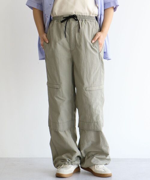 CRAFT STANDARD BOUTIQUE(クラフトスタンダードブティック)の「ヴィンテージリップストップマウンテンイージーパンツ(その他パンツ・レディース・カーキ/ベージュ/チャコールグレー・S/M/L)」の22枚目の写真