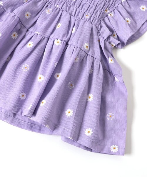 apres les cours（アプレレクール）の「【ジュニア対応】シャーリングティアードチュニック（チュニック・キッズ・その他3/ストライプ・90/100/110/120/80/130/140）」の13枚目の写真