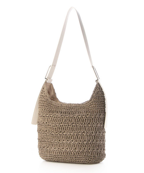 cache cache（カシュ カシュ）の「カシュカシュ cachecache / フリーハンドル柄編トート（かごバッグ・レディース・ブラック/シルバー/ベージュ/グレー・FREE）」の11枚目の写真