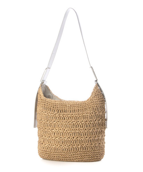 cache cache（カシュ カシュ）の「カシュカシュ cachecache / フリーハンドル柄編トート（かごバッグ・レディース・ブラック/シルバー/ベージュ/グレー・FREE）」の22枚目の写真