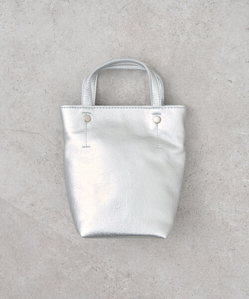 SHENERY(シーナリー)の「2WAYミニバッグ(トートバッグ・レディース・ホワイト/ピンク/シルバー・FREE)」の7枚目の写真