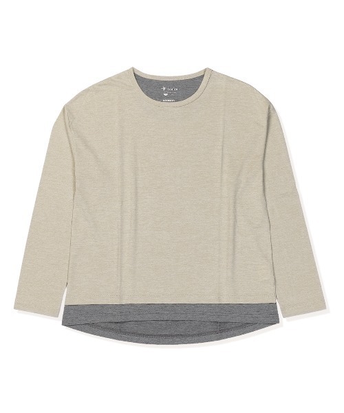 Foxfire（フォックスファイヤー）の「ＳＣクルー（Tシャツ/カットソー・レディース・ピンク/ネイビー/ライトグレー/パープル/サンドグレー・S/M/L）」の2枚目の写真