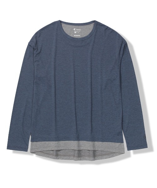 Foxfire（フォックスファイヤー）の「ＳＣクルー（Tシャツ/カットソー・レディース・ピンク/ネイビー/ライトグレー/パープル/サンドグレー・S/M/L）」の3枚目の写真