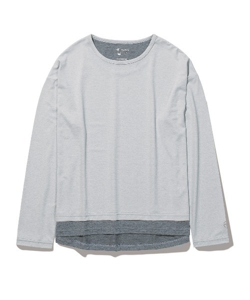 Foxfire（フォックスファイヤー）の「ＳＣクルー（Tシャツ/カットソー・レディース・ピンク/ネイビー/ライトグレー/パープル/サンドグレー・S/M/L）」の8枚目の写真