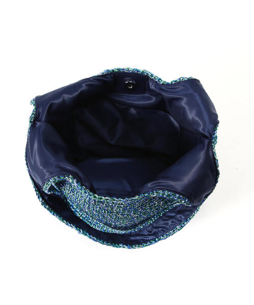 FREE'S MART（フリーズマート）の「メタリックコードトート（トートバッグ・レディース・グリーン/オレンジ・ﾌﾘ-）」の7枚目の写真